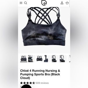 Sweat & Milk nursing/pumping sports bra